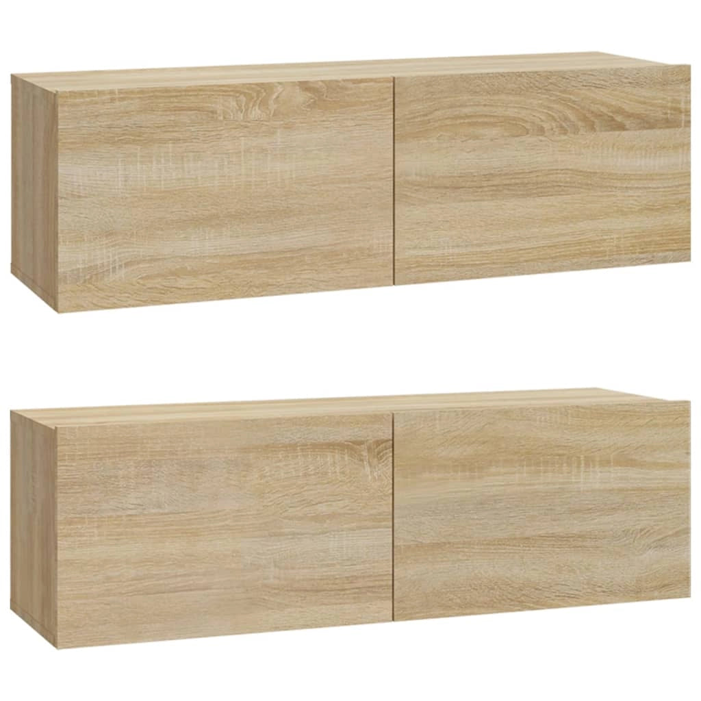 Set di mobili da 6 pezzi tra cui armadio credenza mobile porta TV soggiorno/camera da letto/salotto legno ingegnerizzato rovere Sonoma marrone 02_0025135