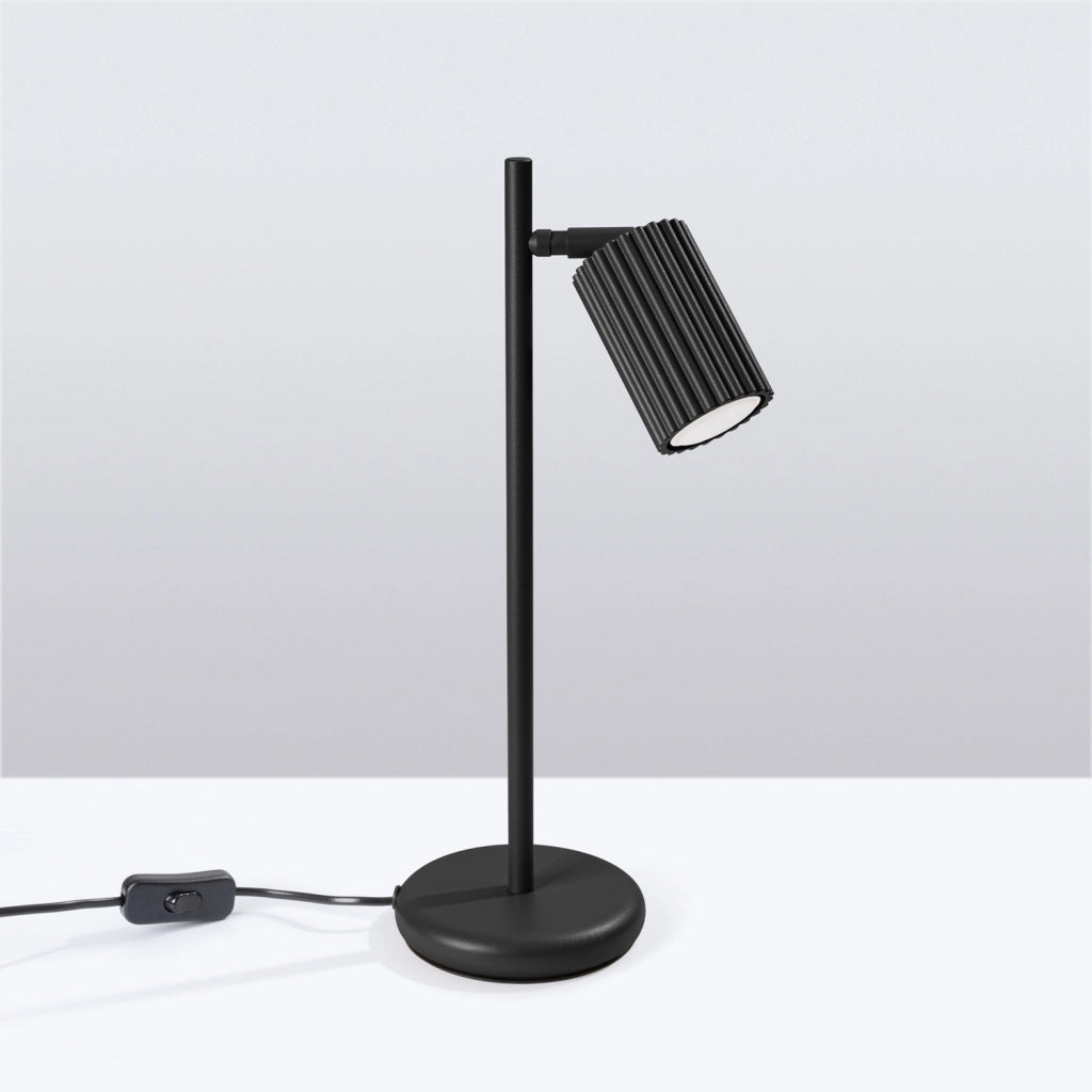Lampada da scrivania moderna nera GU10 orientabile GRAVIO