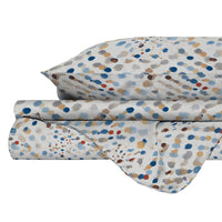 Copripiumino Matrimoniale con Stampa sul Sacco e Federe Linea River Tarim