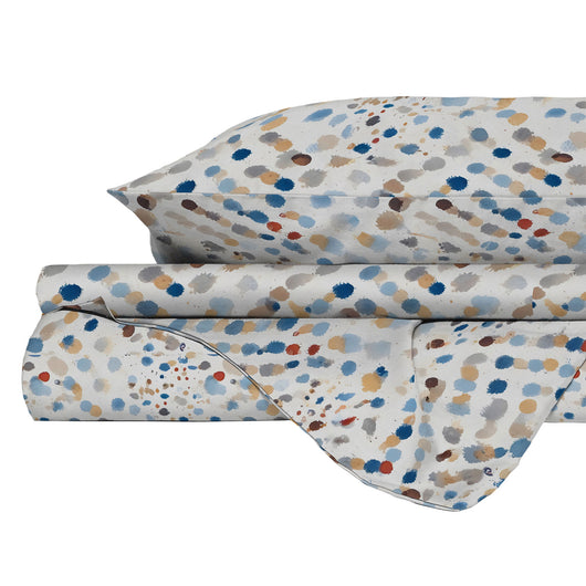 Copripiumino Matrimoniale con Stampa sul Sacco e Federe Linea River Tarim