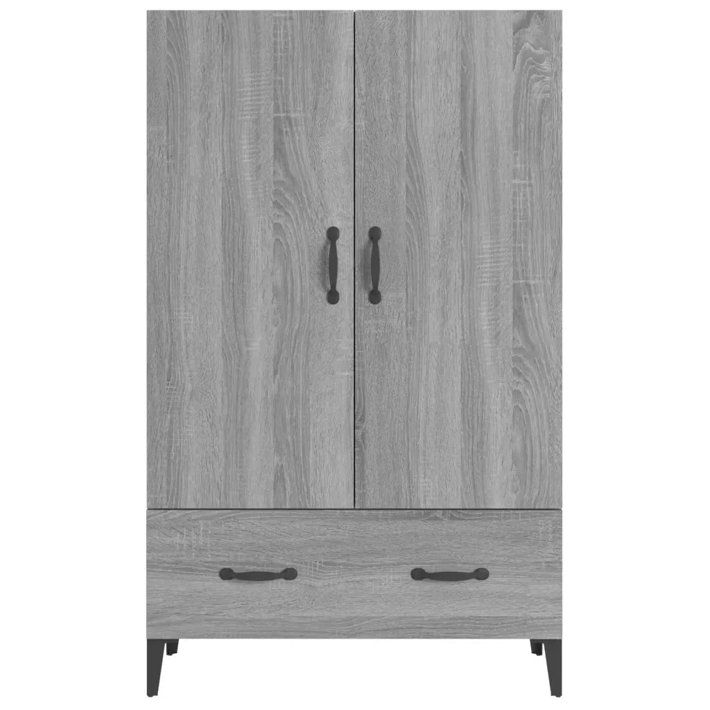 Credenza Grigio Sonoma 70x31x115 cm in Legno Multistrato 817475