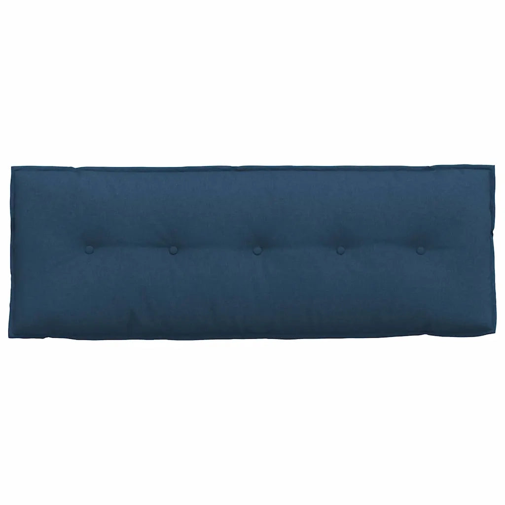 Cuscino per Schiena | Cuscino dorsale Blu 140 x 19 x 50 cm Tessuto