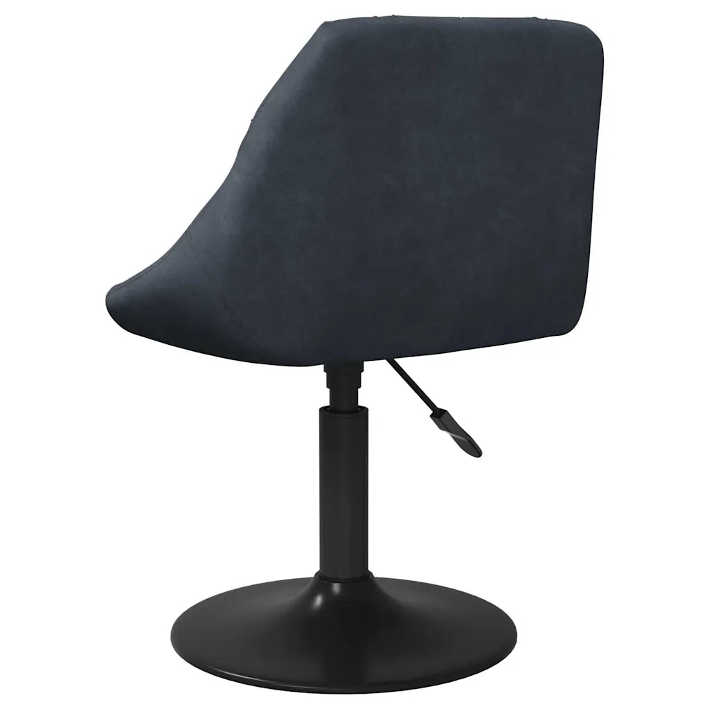 Sedie da Pranzo Girevoli 6 pz Grigio Scuro in Velluto 3088803