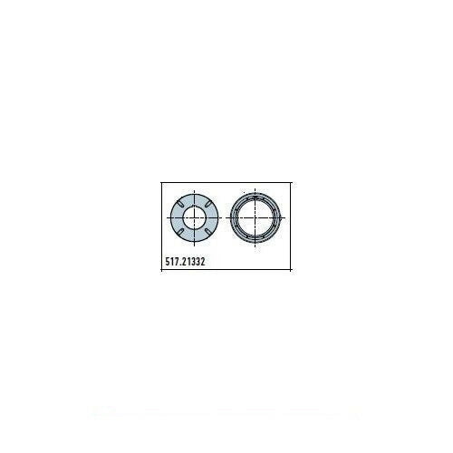 ADATTATORE TONDO 133X2,5MM M8 RUOTA CORONA PER ERA XL Ø 90MM NICE 517.21332