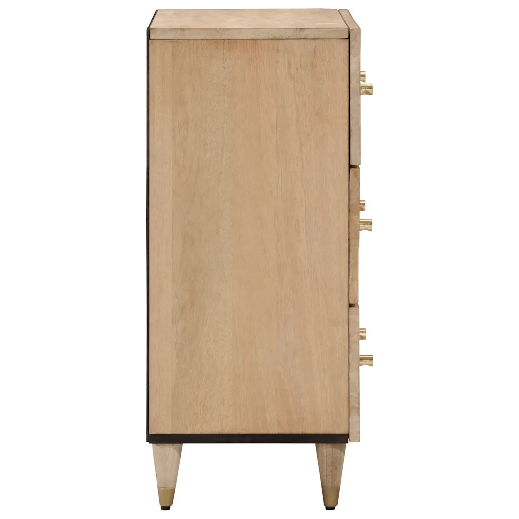 Credenza 60x33x75 cm in Legno Massello di Mango 358251