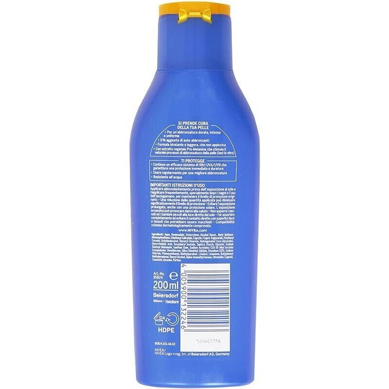 NIVEA PROTECT & BRONZE LATTE SOLARE FP20 PROTEZIONE MEDIA 200 ML