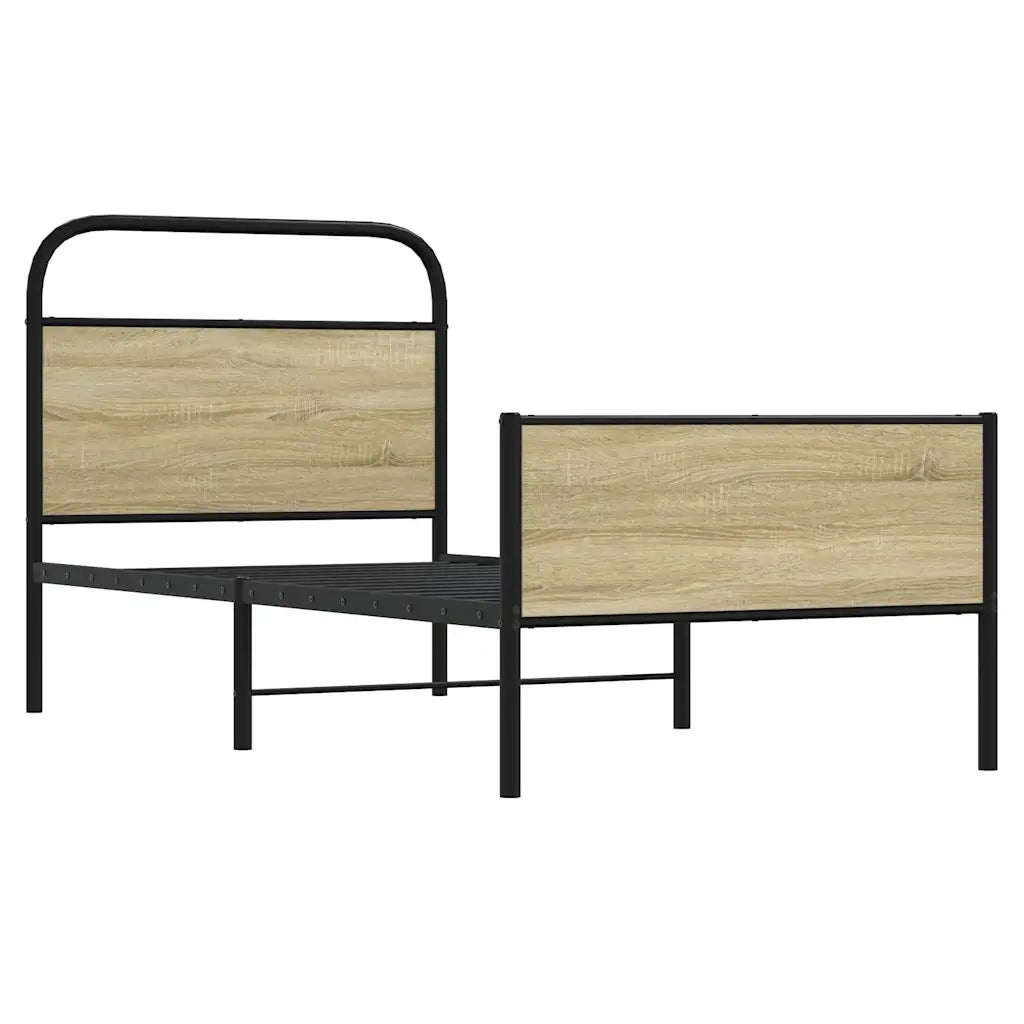 Giroletto senza Materasso Rovere Sonoma 80x200 cm in Truciolato 4100437