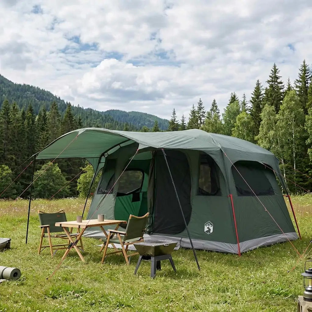 Tenda a tunnel con tetto Verde militare 427 x 305 x 205 cm 42028672