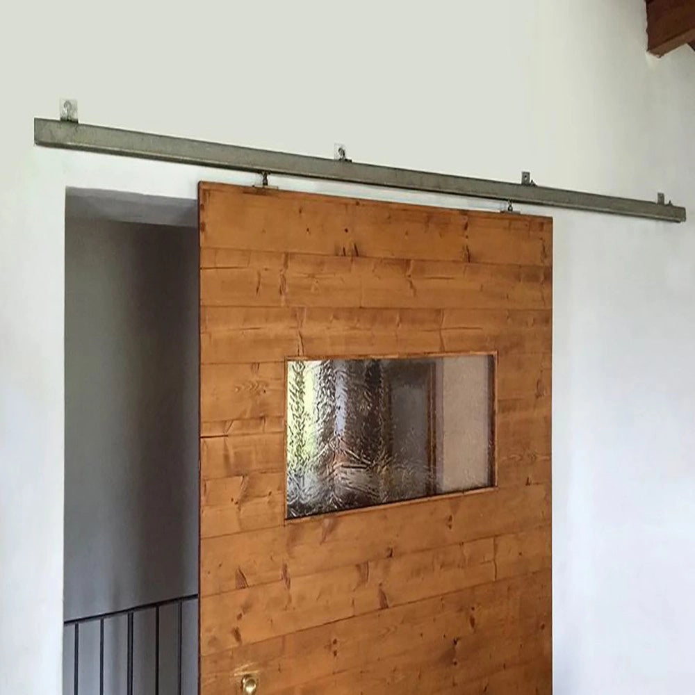 Ibfm art. 331 carrello in acciaio zincato con perno e 4 ruote da 24m per monorotaia 339p