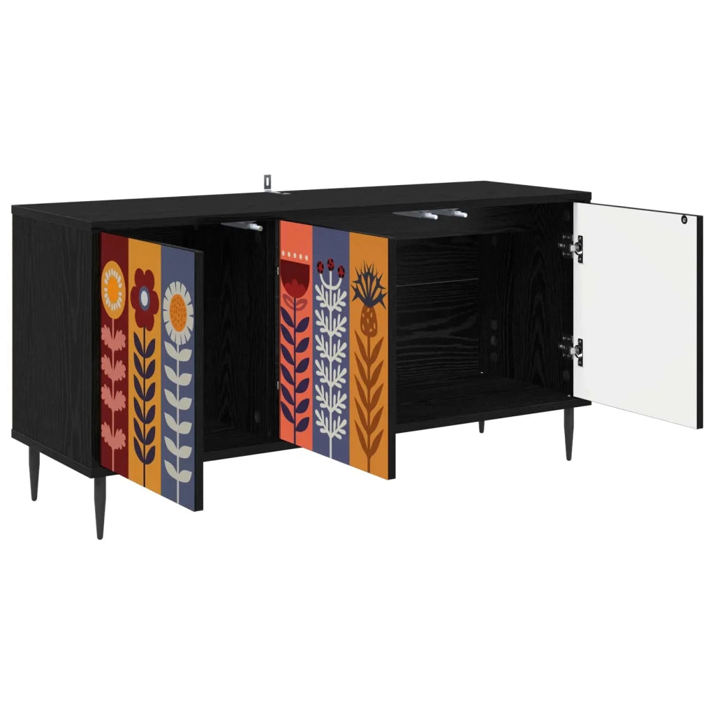 Mobile TV ESSEN 102 x 33 x 51 cm Rovere Nero 8007102