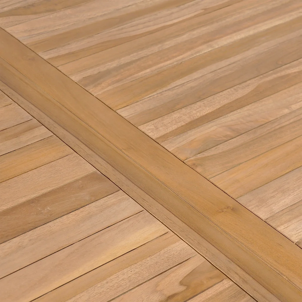 Tavolo da Giardino 150x90x77 cm in Legno Massello di Teak 44997