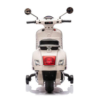 Moto Elettrica per Bambini Licenza Piaggio Vespa GTS Super con Batteria 12V Bianco