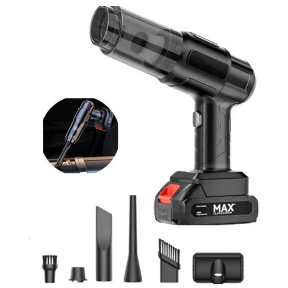 Trade Shop - Mini Aspirapolvere Aspirabriciole Senza Fili Potente Portatile A Batteria Auto Casa -