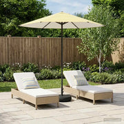 Ombrello da giardino 230 x 230 cm Poliestere Rettangolare 42036219