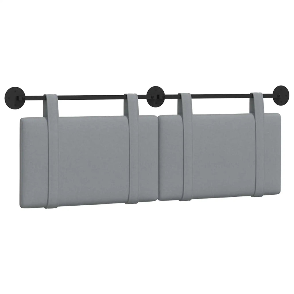 Testiera | Testata sospesa Grigio chiaro Tessuto
