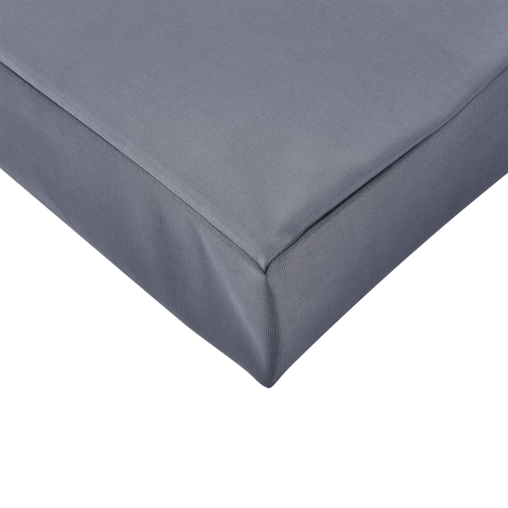 Cuscino con Fodera per Mobili di Pallet - Grigio Scuro [neu.haus]
