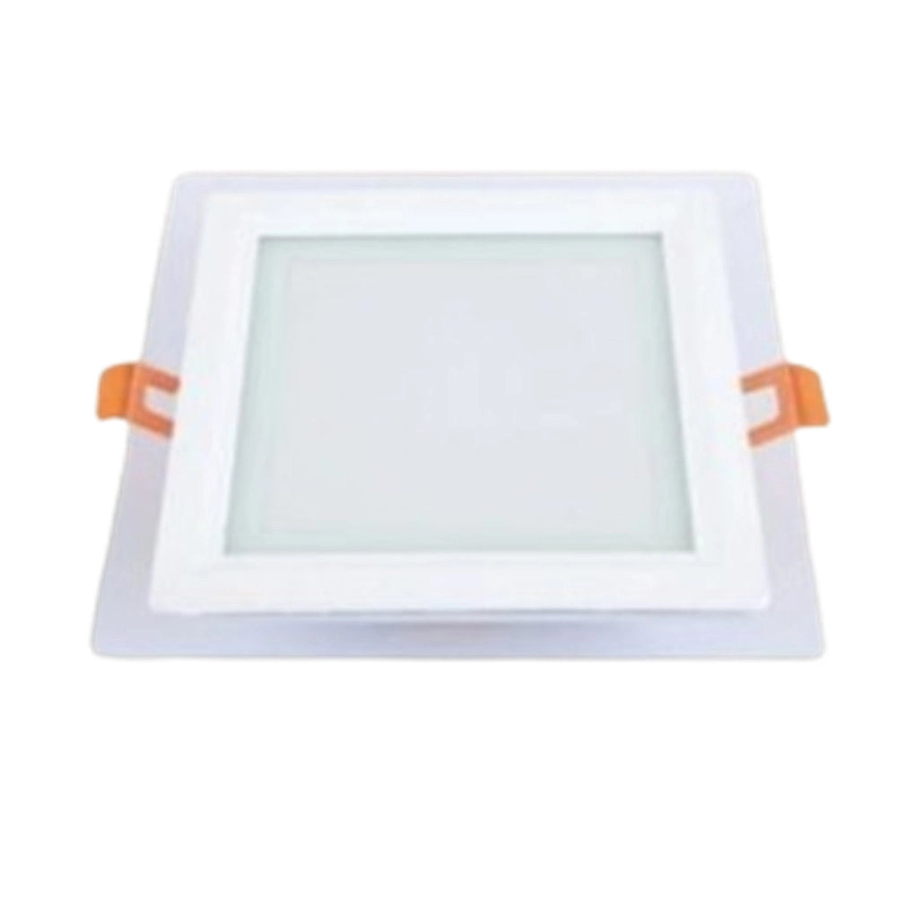 Trade Shop - Pannello Led Incasso Luce 3000k-6500k 12w Quadrato Am-cs-12 Con Bordo Traparente 00687 -