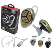 Trade Shop - Auricolare Cuffia Stereo Bluetooth 4.1 Con Controllo Musica Vivavoce Smartphone R4 -