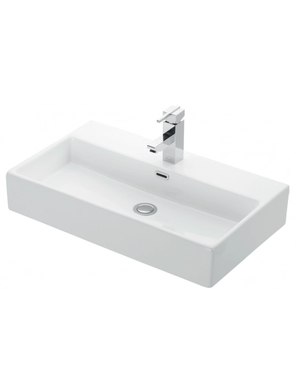 DAPHNE lavabo rettangolare sospeso 50x42x14 cm