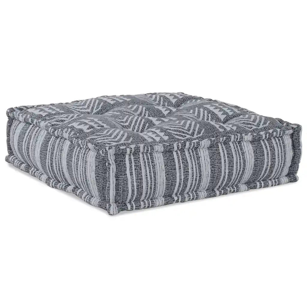 Unità di Divano Modulare Stampa Grigia 70 x 70 x 56 cm Tessuto 4019050