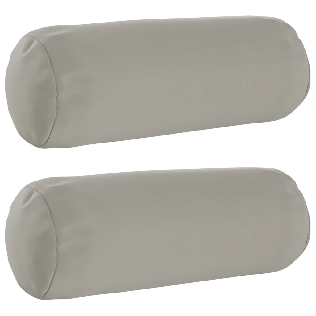 Federa 2 pcs HEERLEN Grigio Ø 15 x 40 cm Poliestere 923325