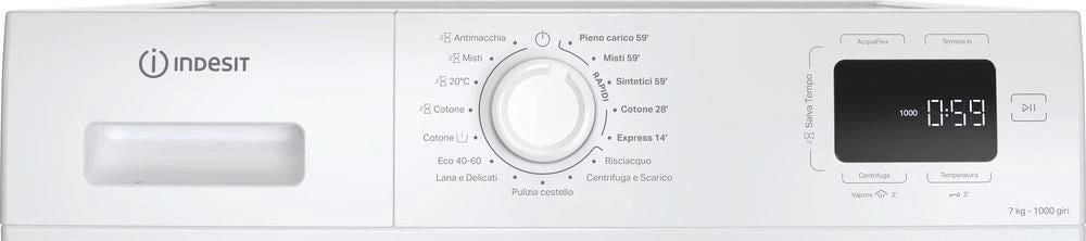 Indesit Lavatrice a libera installazione IM 760 MY TIME IT - IM 760 MY TIME IT
