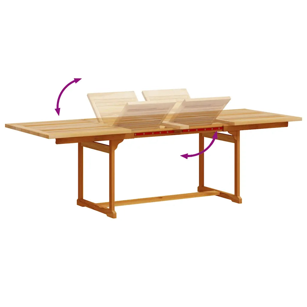 Set Pranzo da Giardino 9pz Legno Massello di Acacia e Textilene 3279279