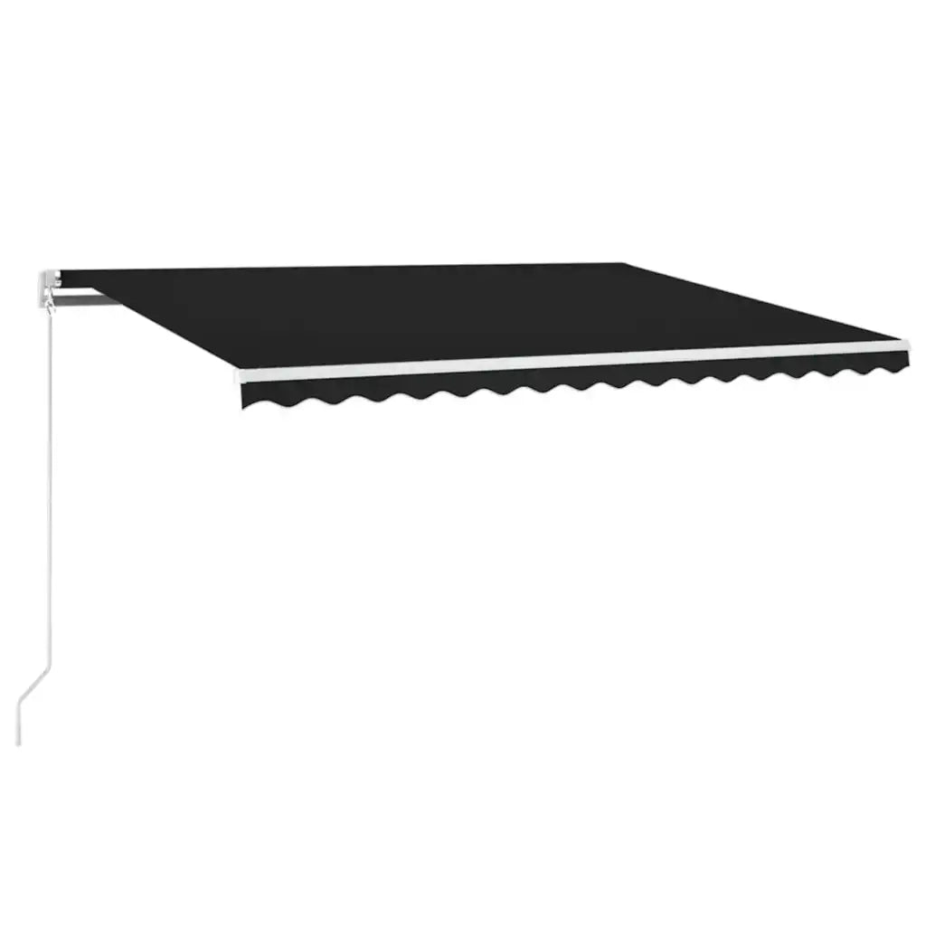 Tenda Automatica con Sensore Vento e LED 450x300 cm Antracite 3068934