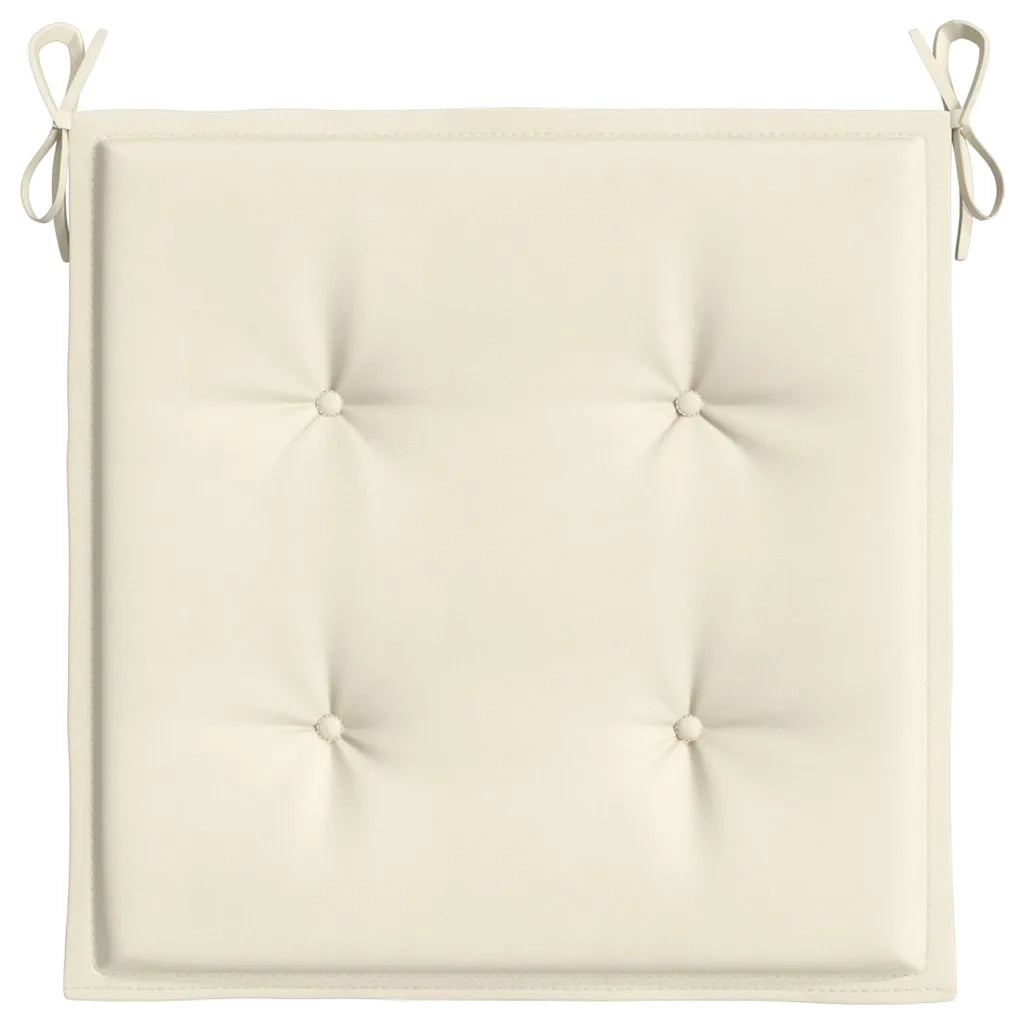 Cuscini per Sedia 2 pz Crema 40x40x4 cm in Tessuto Oxford 314006