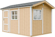 Casetta da giardino di qualit? premium 8,68 m² - H252x250x412 cm - Timbela M914-HARVEST HONEY