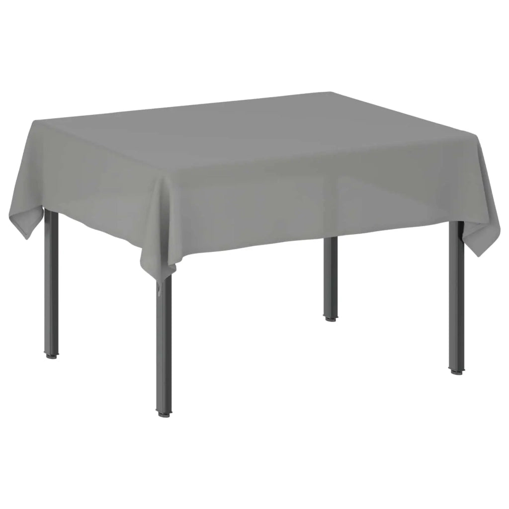 Tovaglia da Tavolo Grigio Chiaro 140 x 180 cm Poliestere 42039863