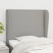 Testiera ad Orecchio Grigio Chiaro 103x23x118/128 cm in Tessuto 3117666