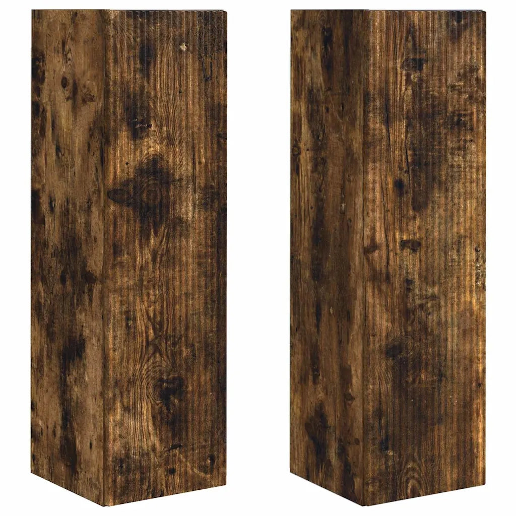 Mobile TV da parete 2 pcs Rovere fumé 30 x 31 x 100 cm 892320