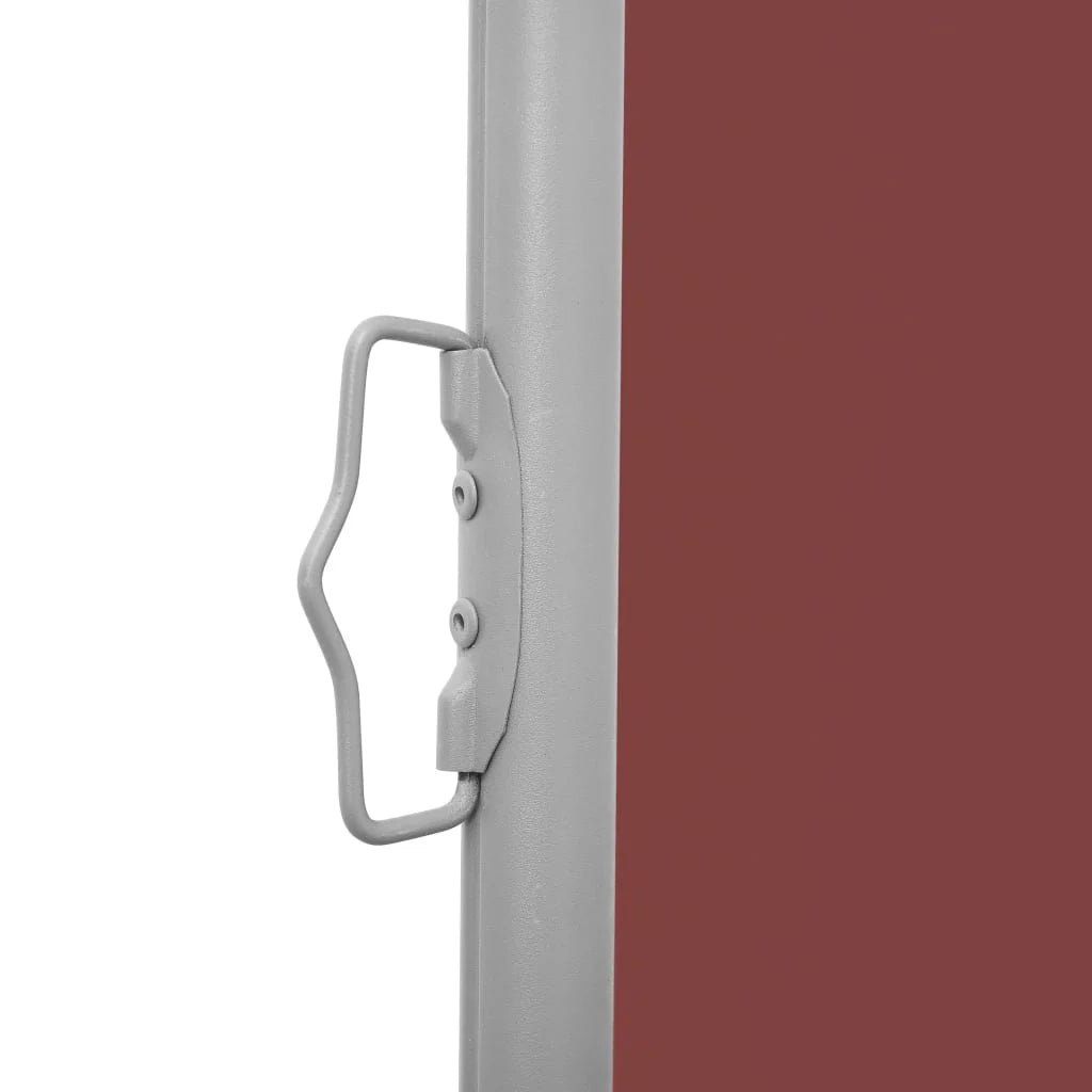 Tenda da sole laterale retrattile/schermo privacy per patio giardino terrazza balcone 120 x 1000 cm marrone 02_0007405