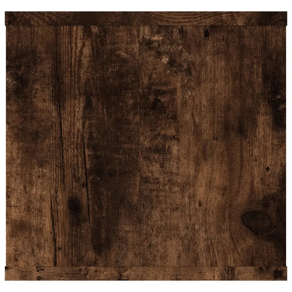 Mensola a Muro | Mensola a parete Rovere Fumo 102x30x29 cm Legno Multistrato