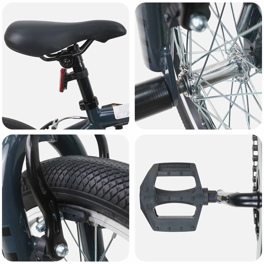 BMX 16 Pollici per 5-8 anni Grigio Scuro 42009709