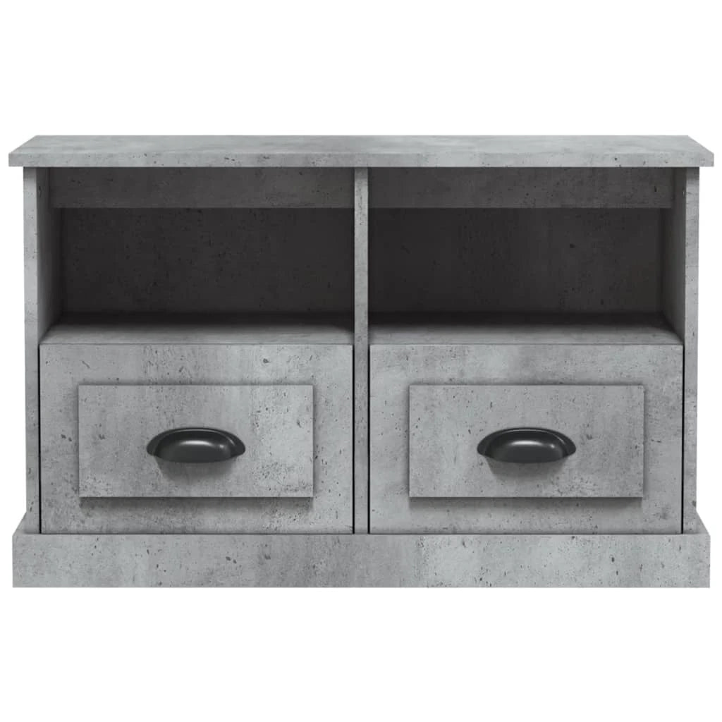 Mobile TV multimediale mensola TV credenza TV sala da pranzo soggiorno camera da letto 80 x 35 x 50 cm legno ingegnerizzato grigio 02_0026287