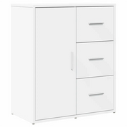 Credenza | Madia | Buffet da pranzo | Armadio da pranzo Bianco 60x31x70 cm in Legno Multistrato
