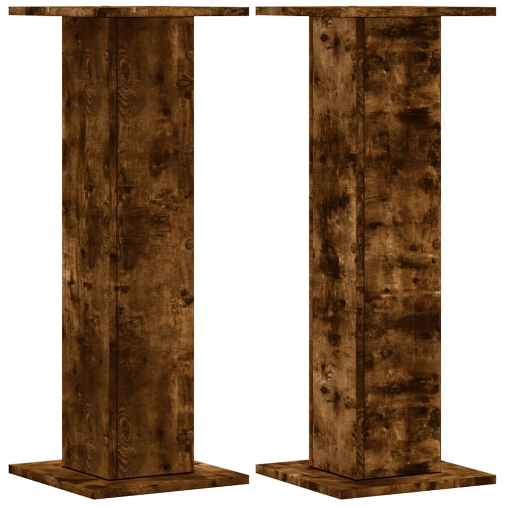 Portavasi mobili per fiori set da 2 legno ingegnerizzato marrone 02_0045304