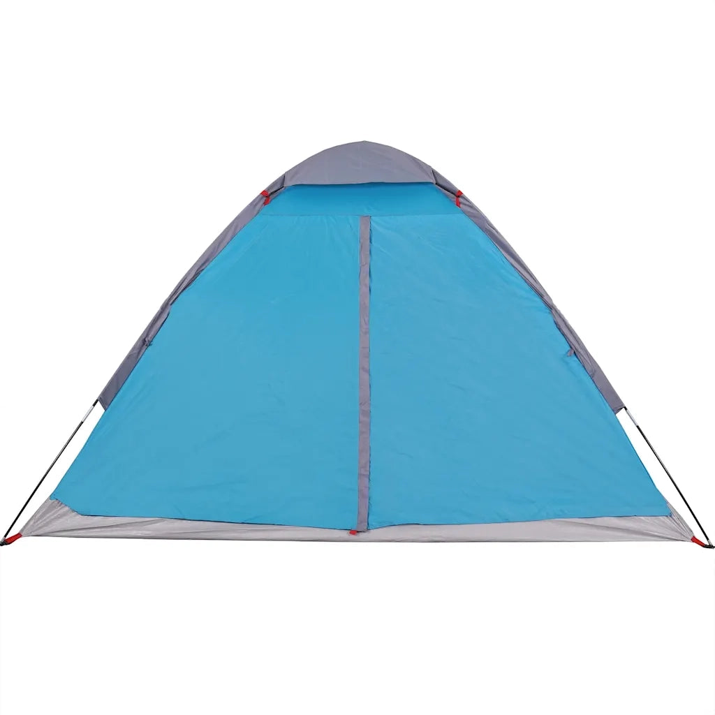 Tenda da Campeggio a Cupola per 4 Persone Blu Impermeabile 94763