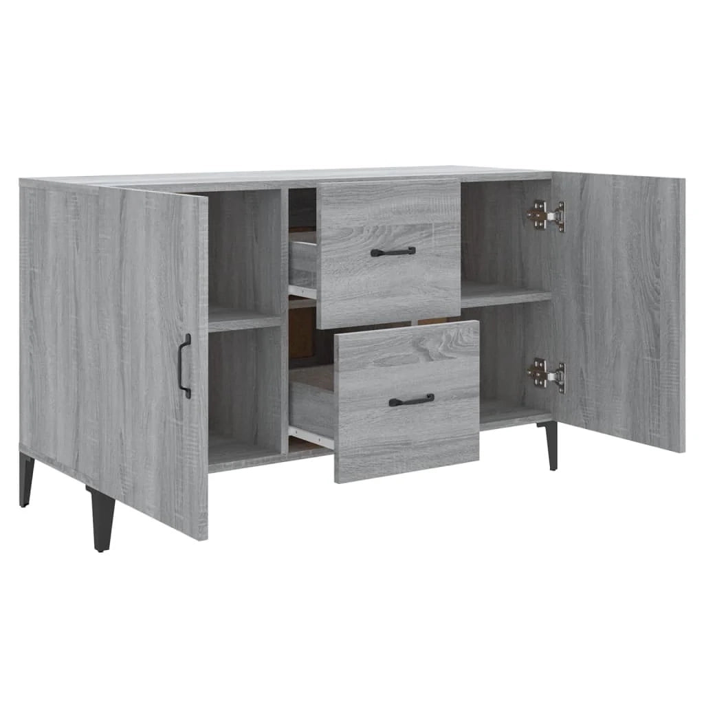 Buffet credenza cassettiera armadio mobile contenitore organizer cucina soggiorno salotto Sonoma 100 x 36 x 60 cm legno ingegnerizzato grigio 02_0036258