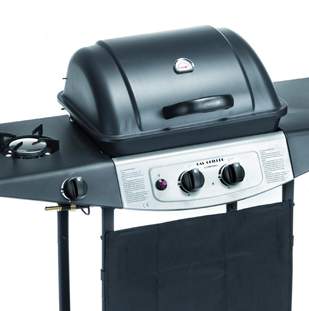 Ompagrill BARBECUE A GAS ''4936 DOUBLE'' 2 FUOCHI cm. 98x43x100 h