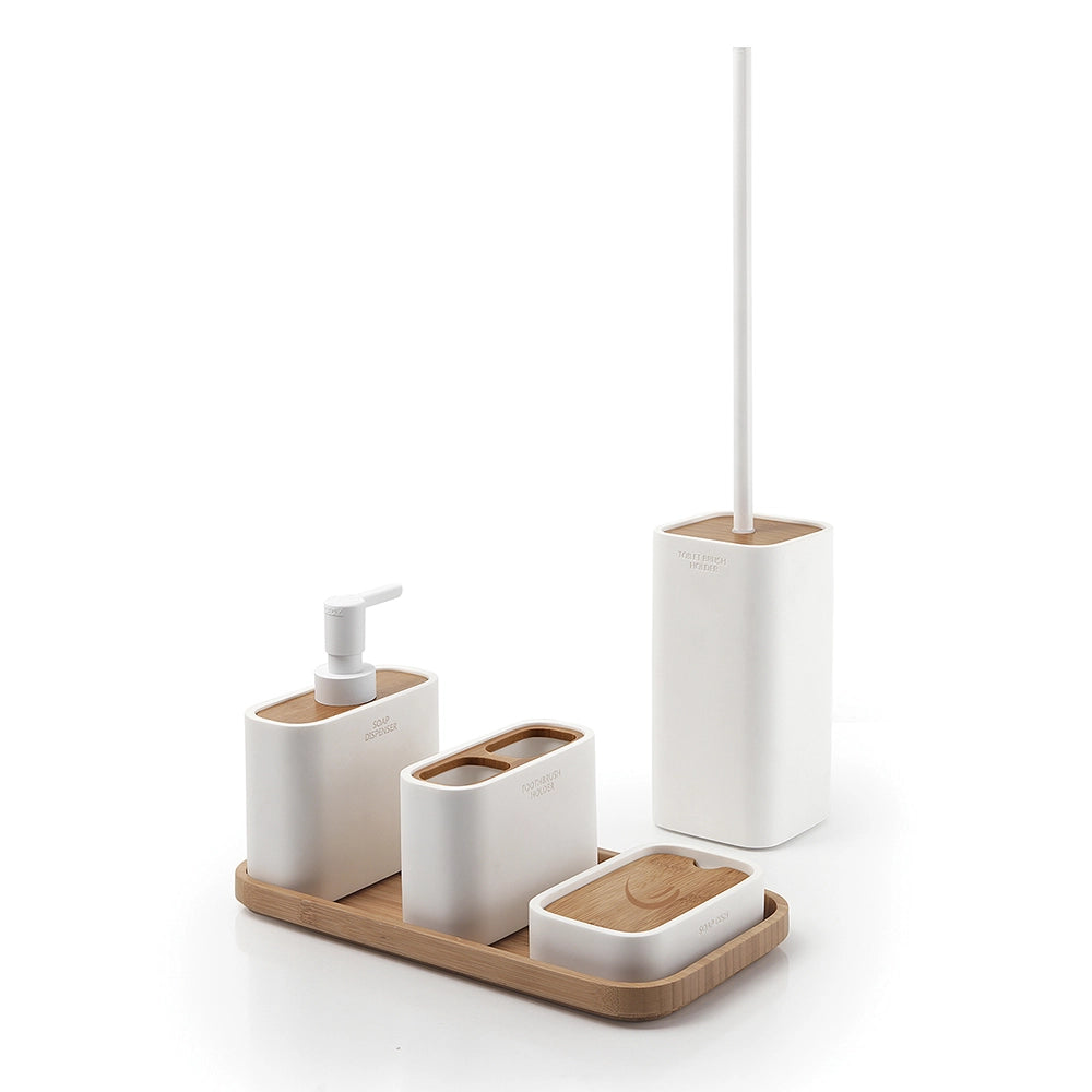 Scopino d' appoggio GEDY linea Ninfea colore Bianco Matt