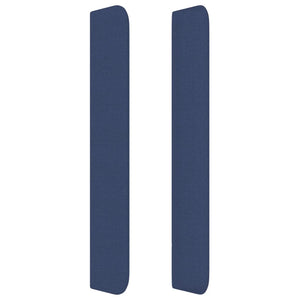 Testiera ad Orecchio Blu 147x16x118/128 cm in Tessuto 3119304