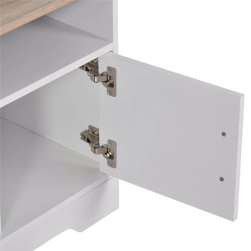 MOBILE TV CON 3 SCOMPARTI APERTI 2 ARMADIETTI PIANO D'APPOGGIO PER TV FINO A 42"