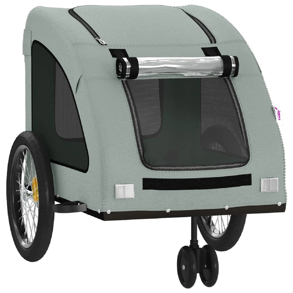 Rimorchio/carrello per animali domestici grigio 02_0044207
