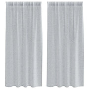 Tenda in Velo 2 pz Grigio scuro 175 x 140 cm Poliestere