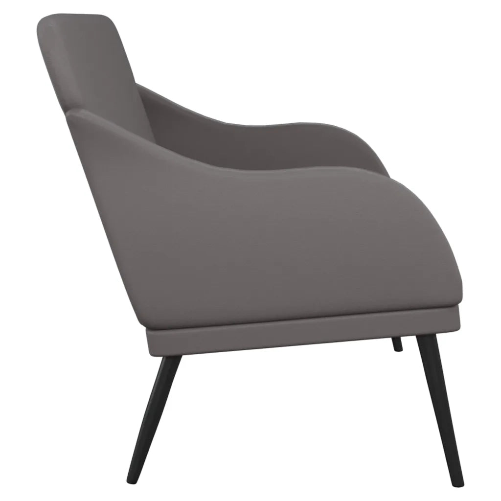 Panca Grigia 110x76x80 cm in Similpelle 351433