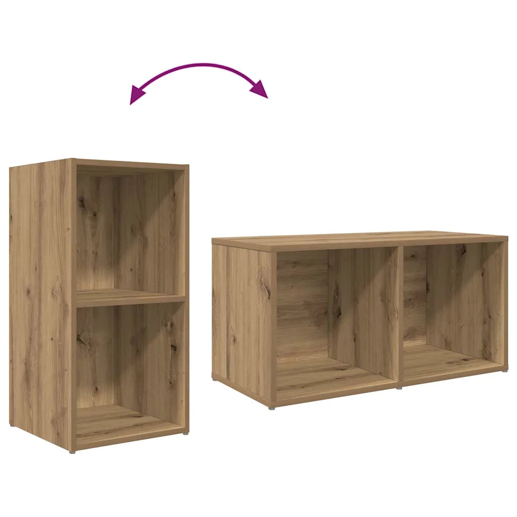 Set di mobili TV 8 pz-Set di 8 Credenza per TV Rovere artigianale Legno multistrato