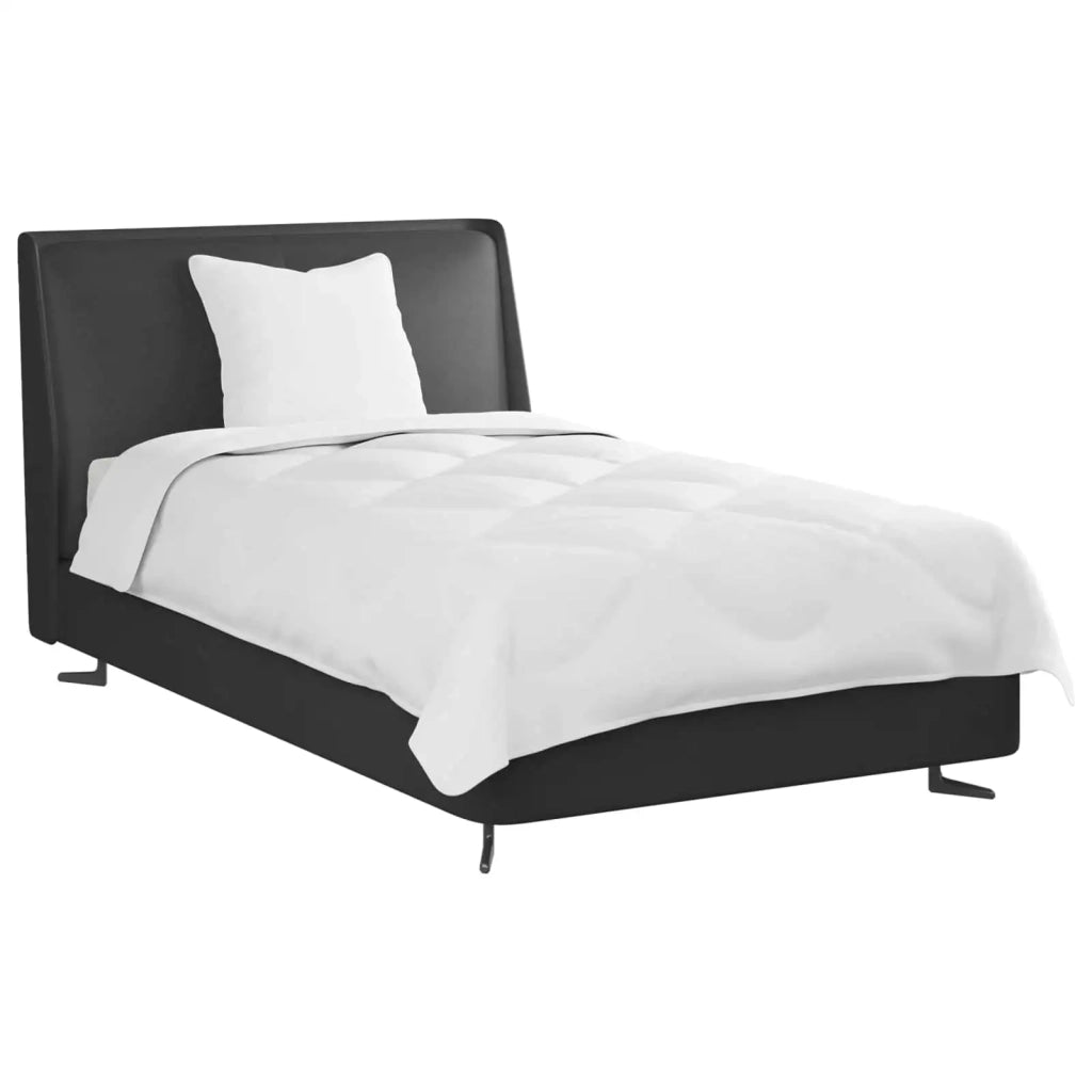 Duvet per Tutte le Stagioni con cuscino 2 pcs Bianco Microfibra 3376518